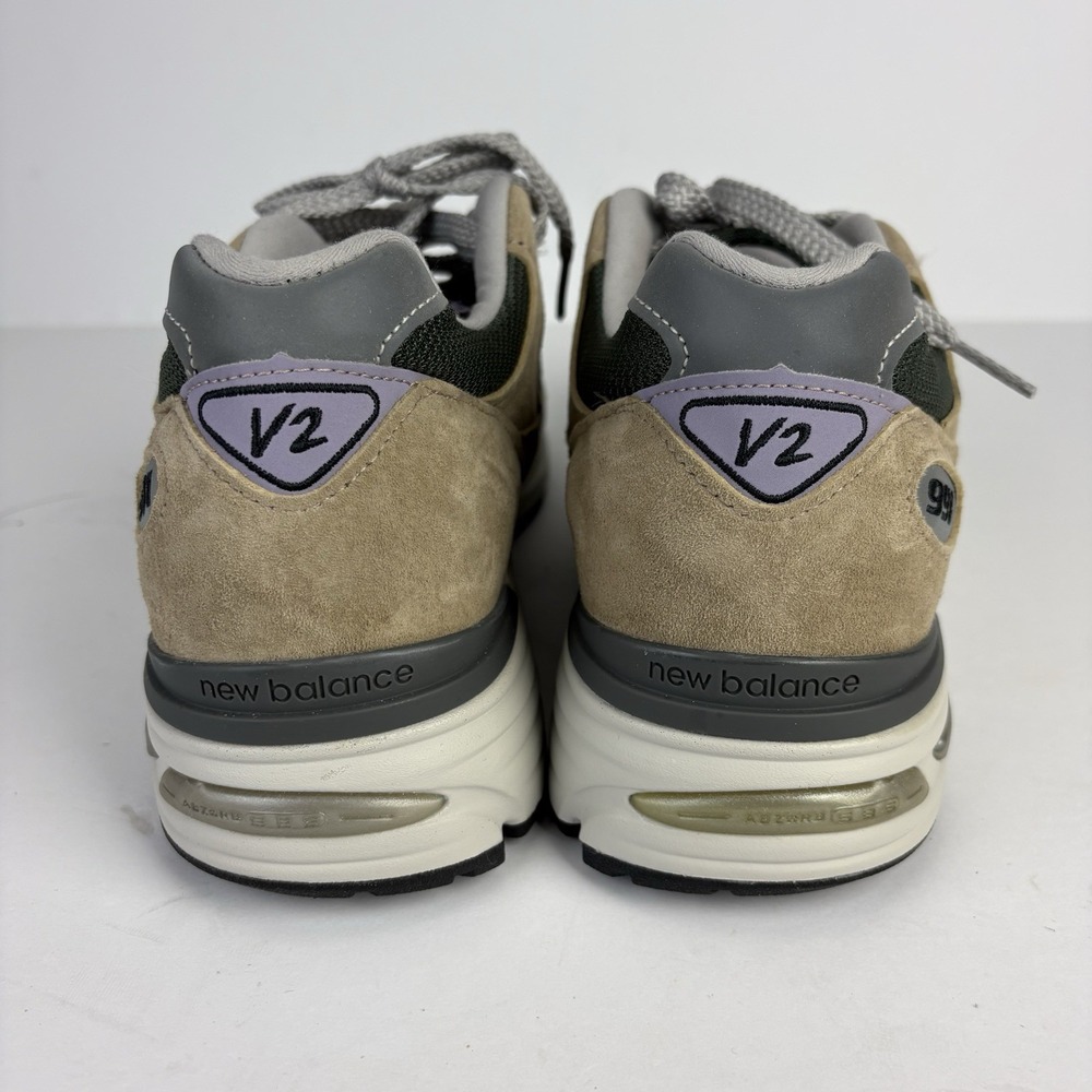 New Balance U991DL2 Gray Green Purple White Sneakers Men's US10 Make In England - Picture 5 of 16
